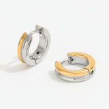 Kennedy Two Tone Mini Hoop Earrings